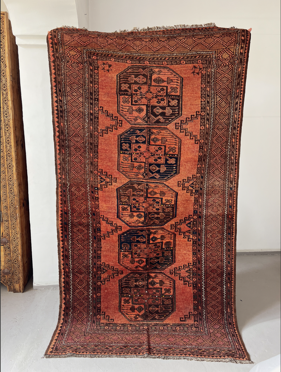 ラグ・カーペット Turkmen rug Afghan Turkmen Rug Soliman Family — Artijaan